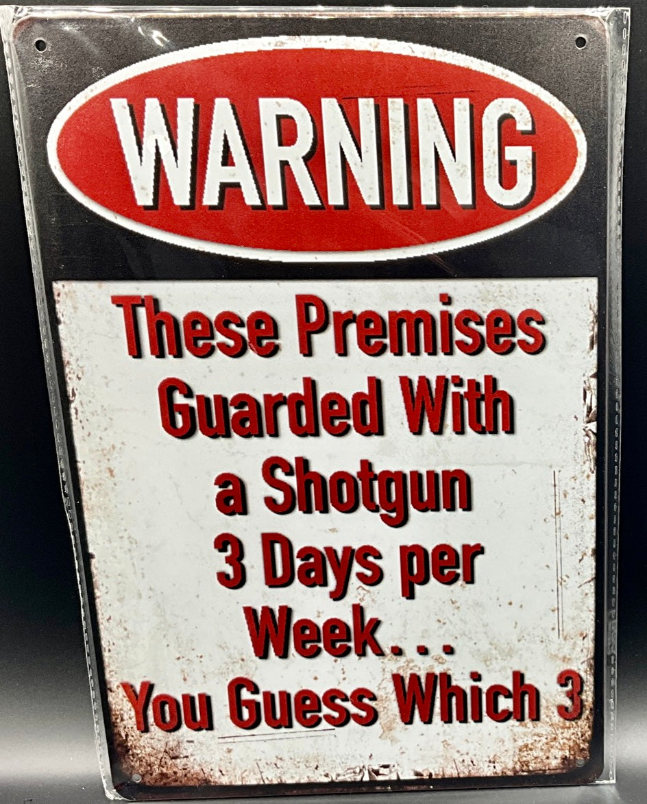 Metal sign