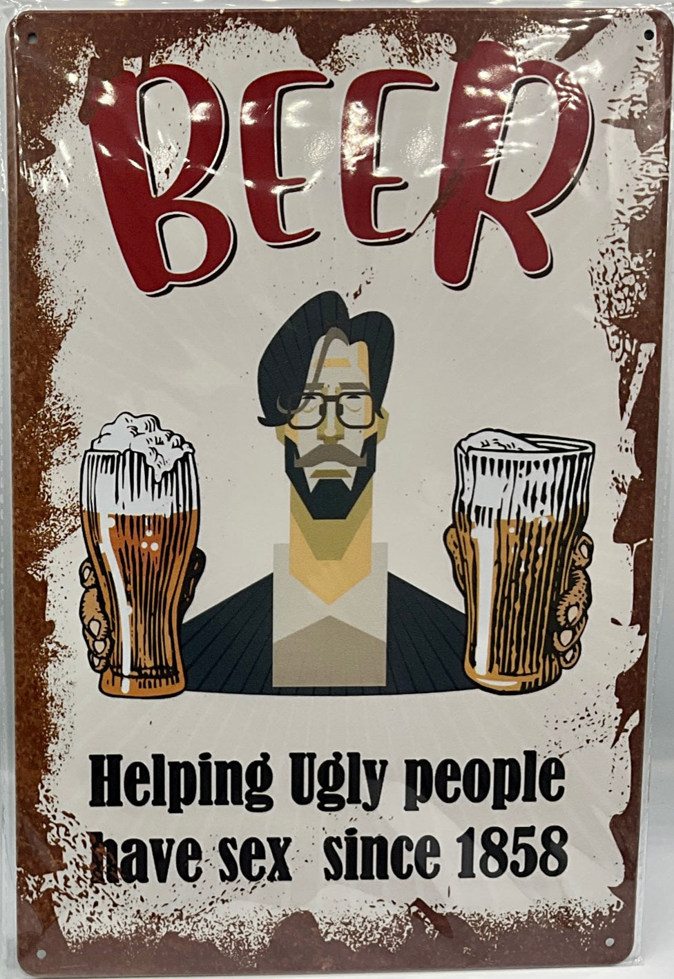 Metal sign