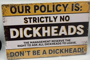 Metal sign