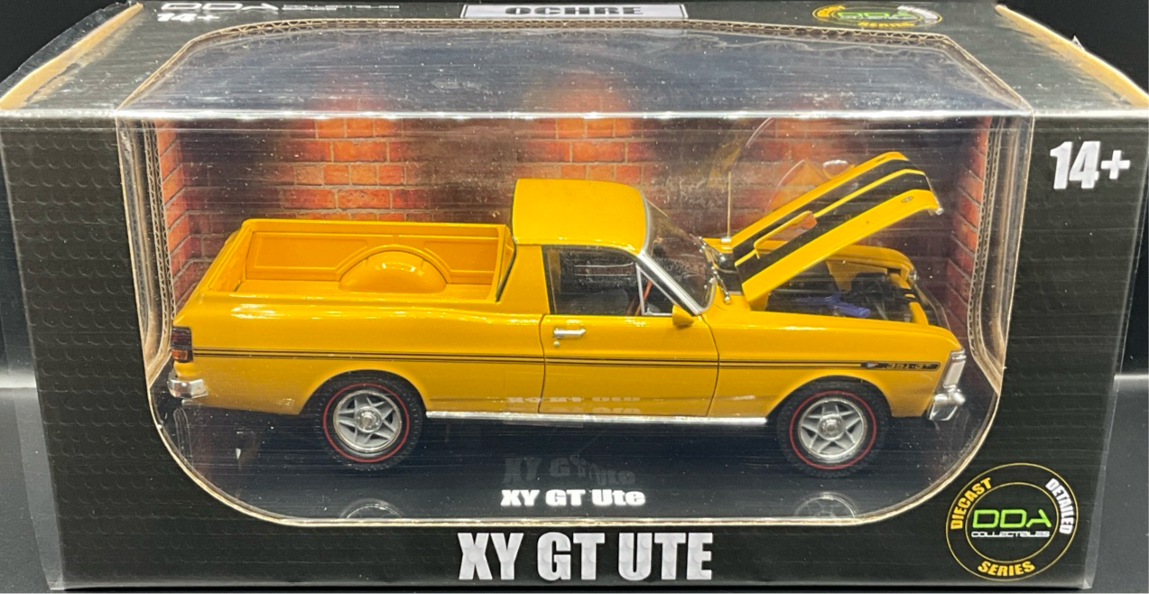 1:24 YELLOW OCHRE 1971 XY GTHO FORD FALCON UTE 351 T-BAR AUTO