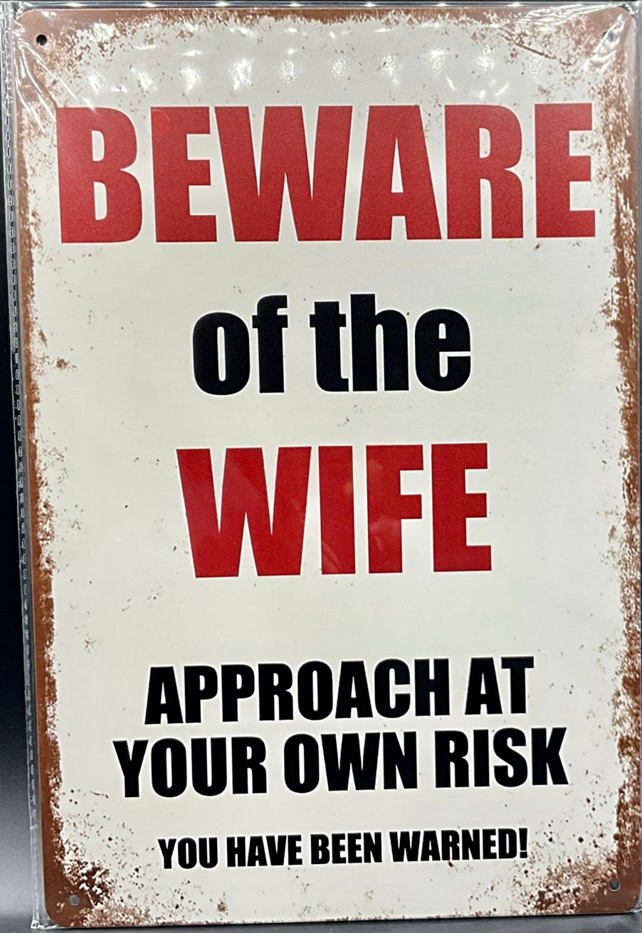 Metal sign