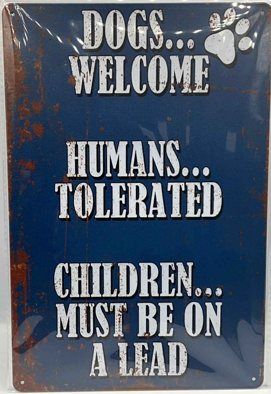 Metal sign