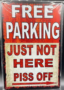 Metal sign