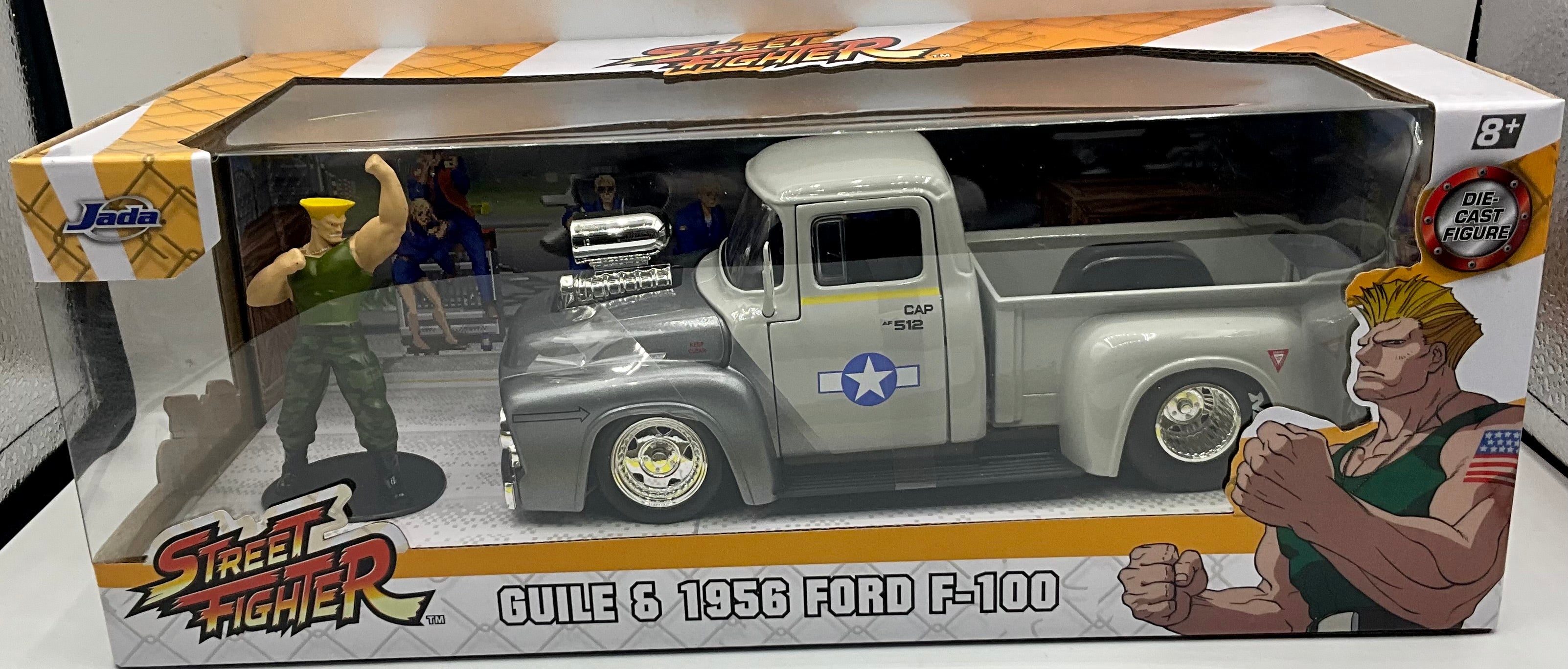 1:24 STREET FIGHTER 1956 FORD F-100 W/GUILE