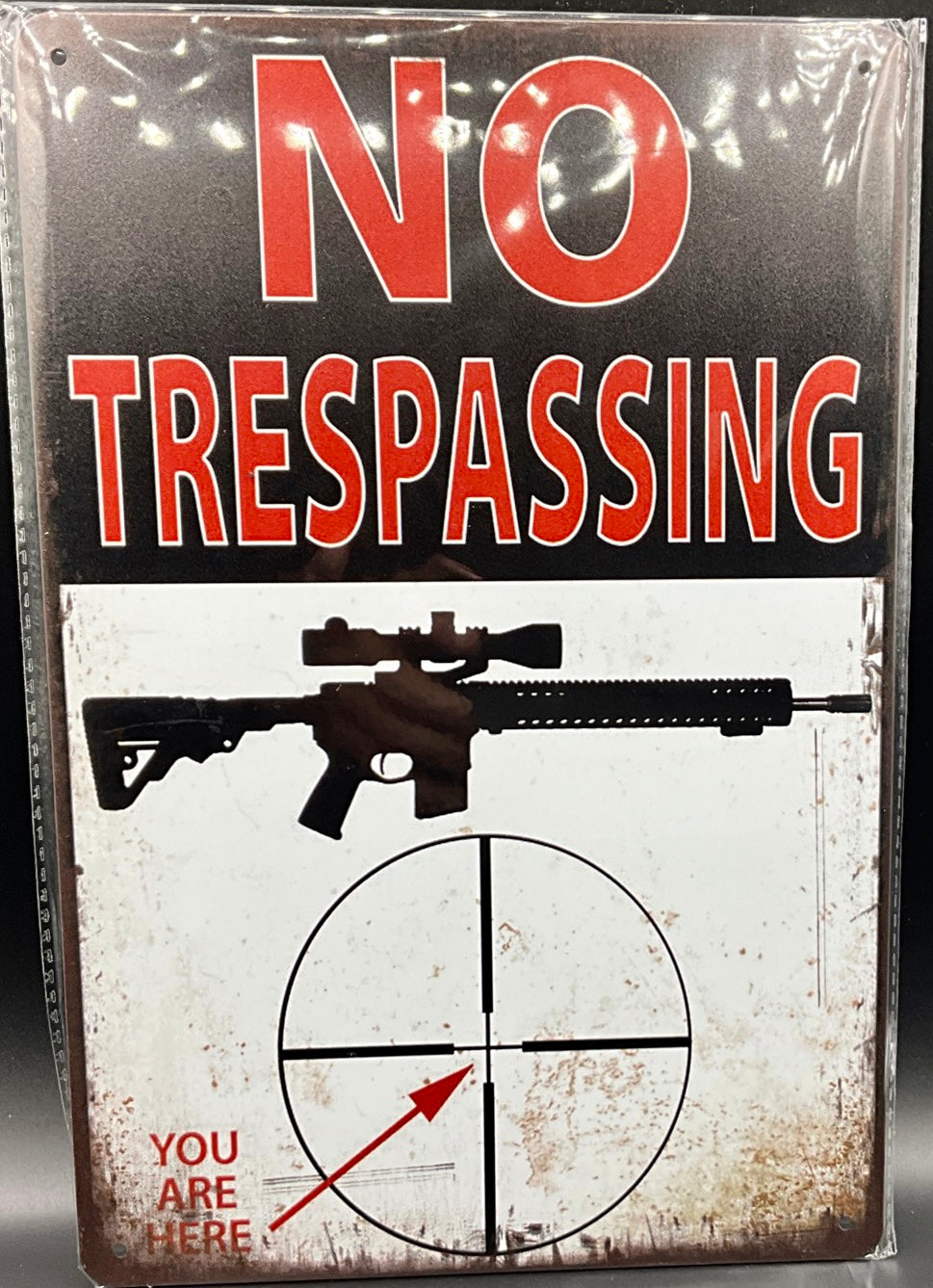 Metal sign