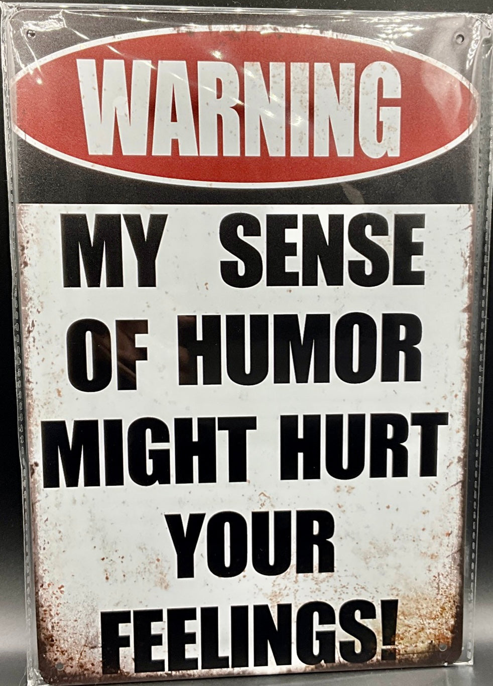 Metal sign