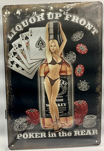 Metal sign