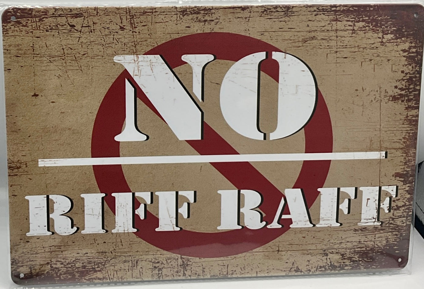 Metal sign