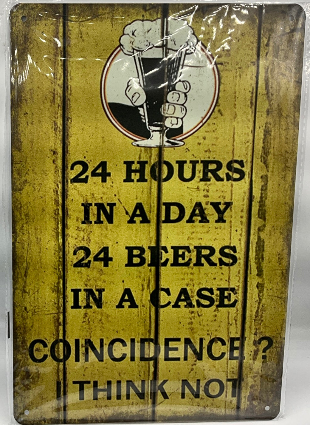 Metal sign