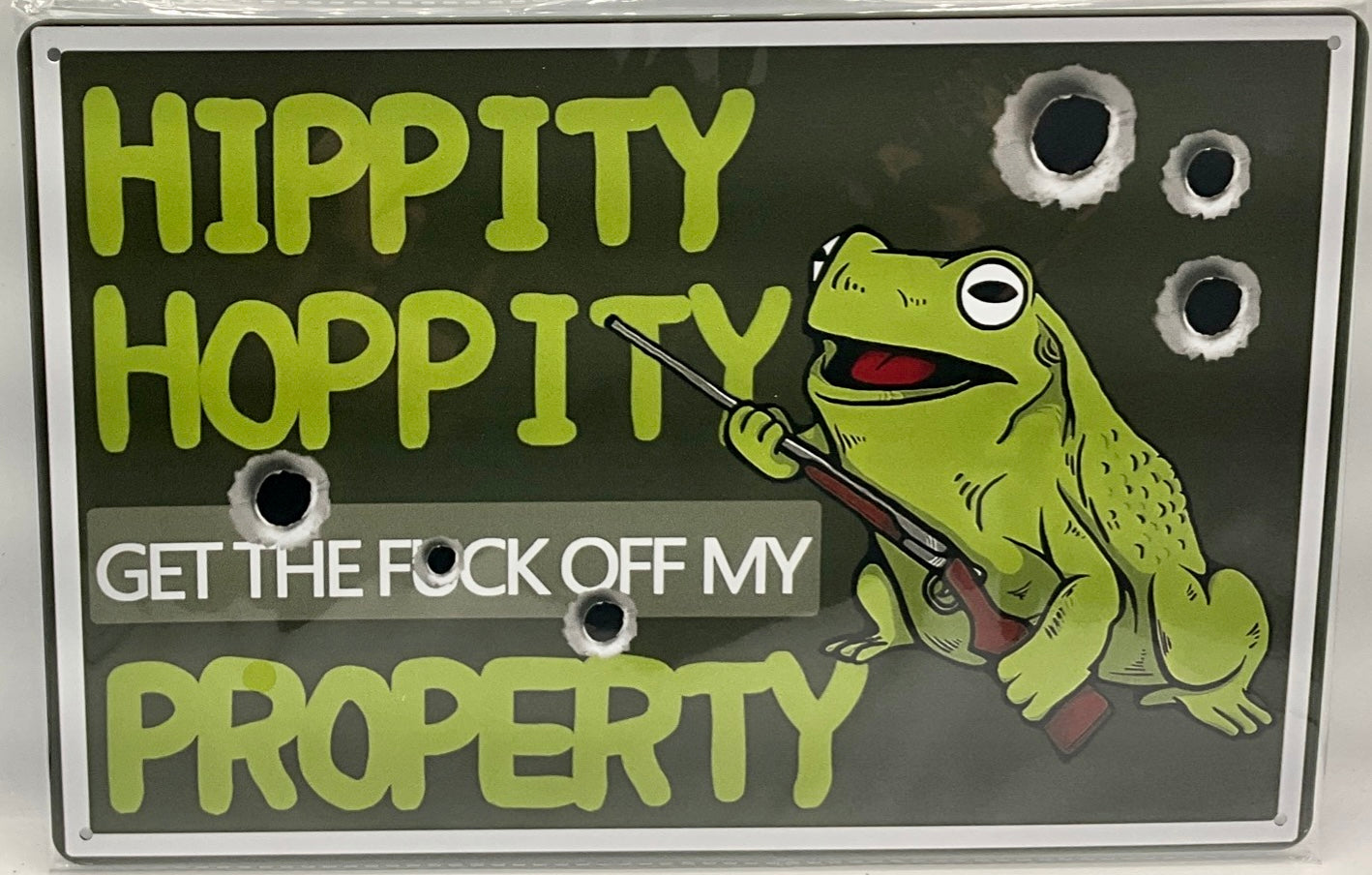 Metal sign