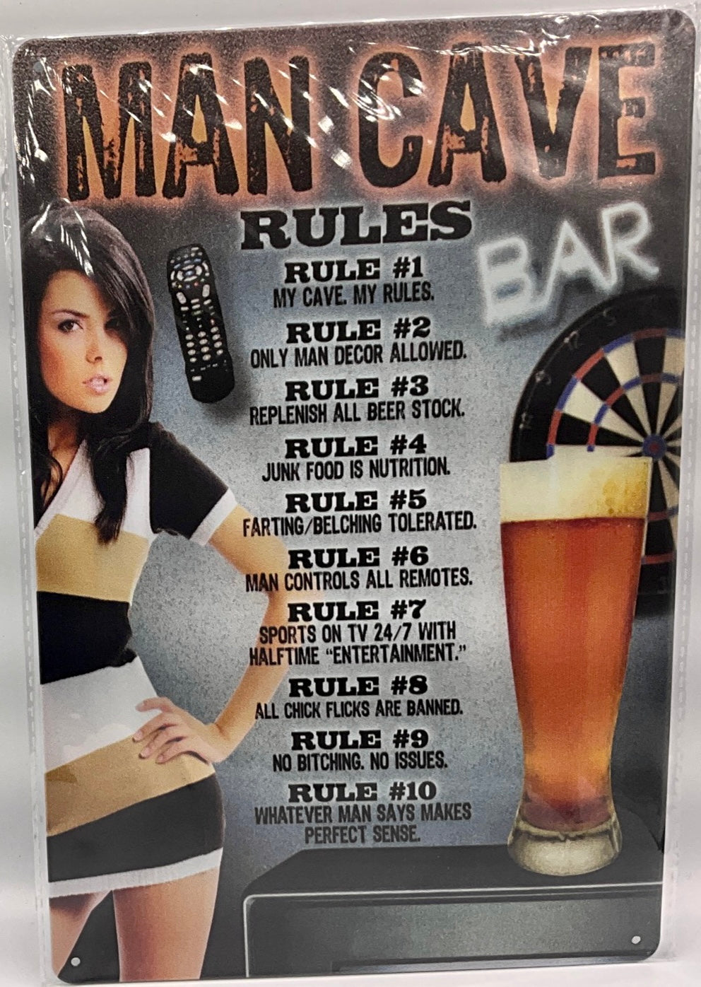 Metal sign