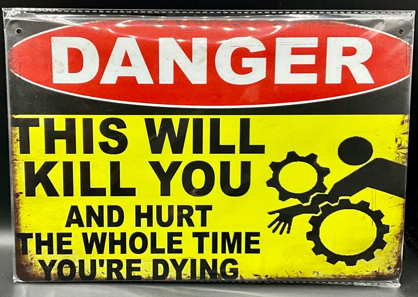 Metal sign