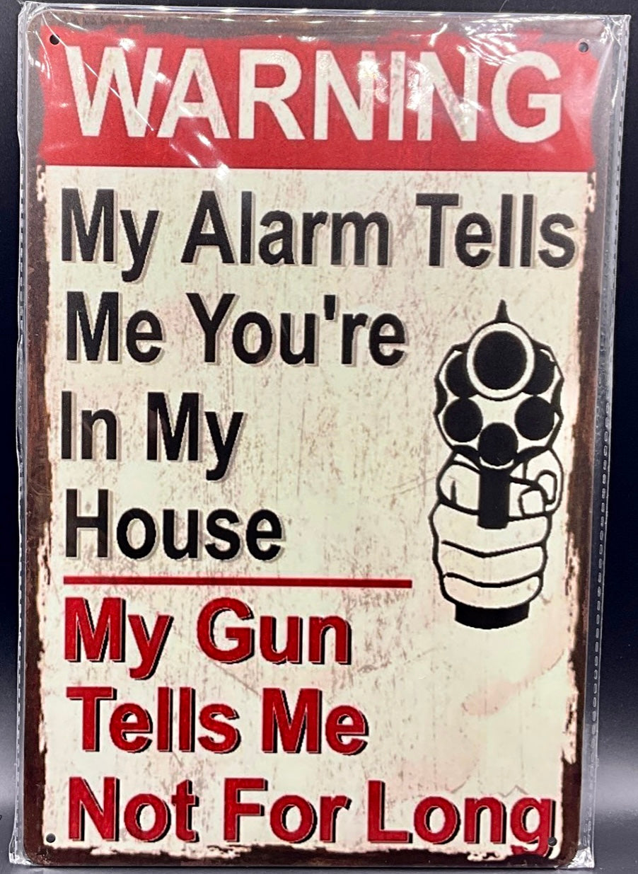 Metal sign