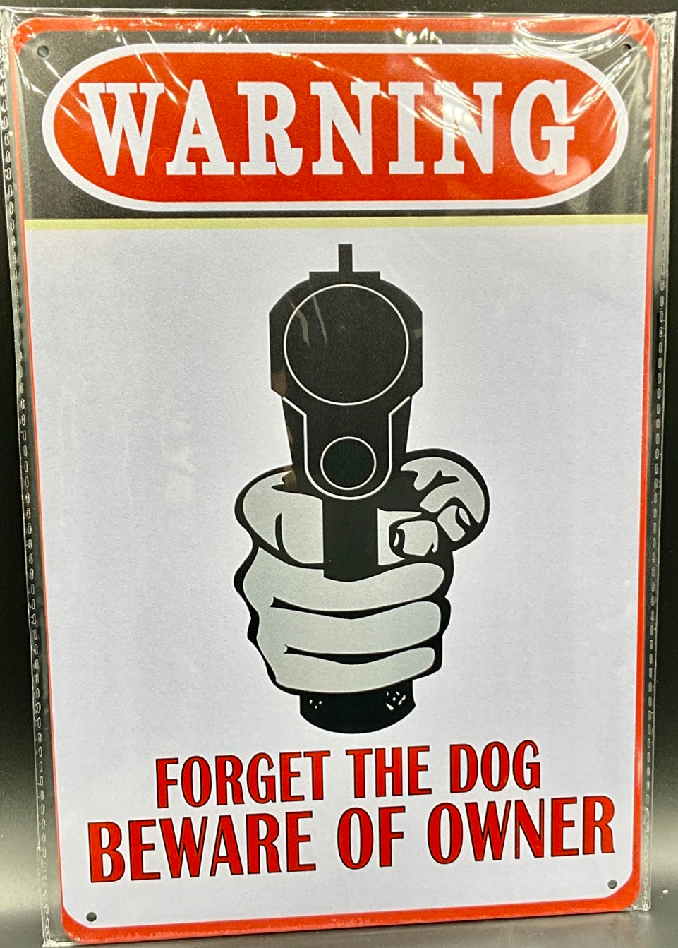 Metal sign