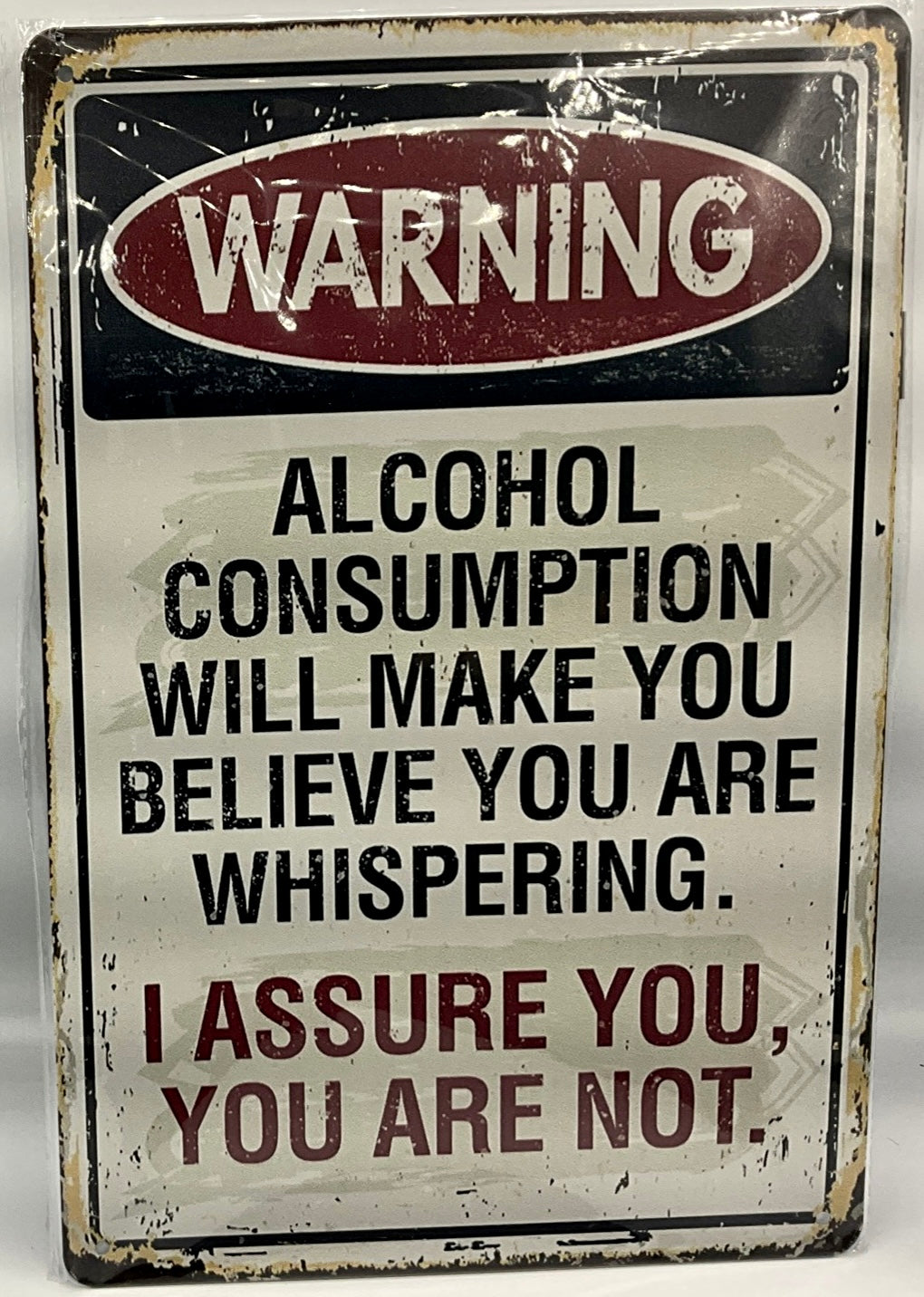 Metal sign