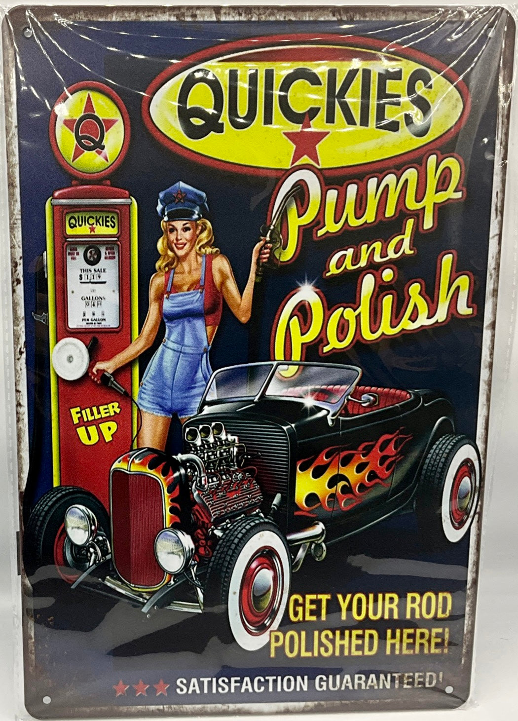 Metal sign