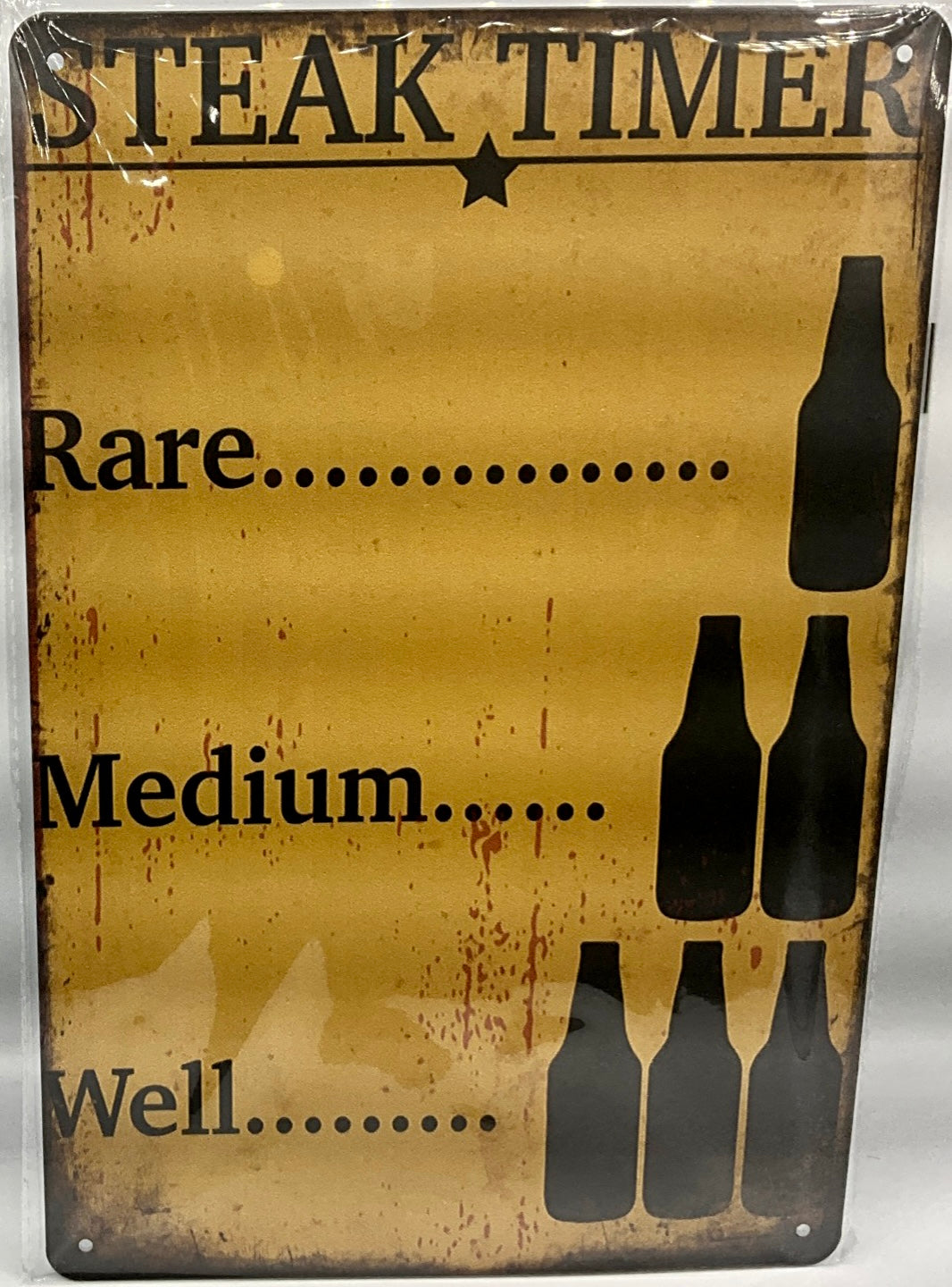 Metal sign