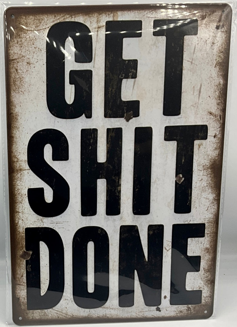 Metal sign