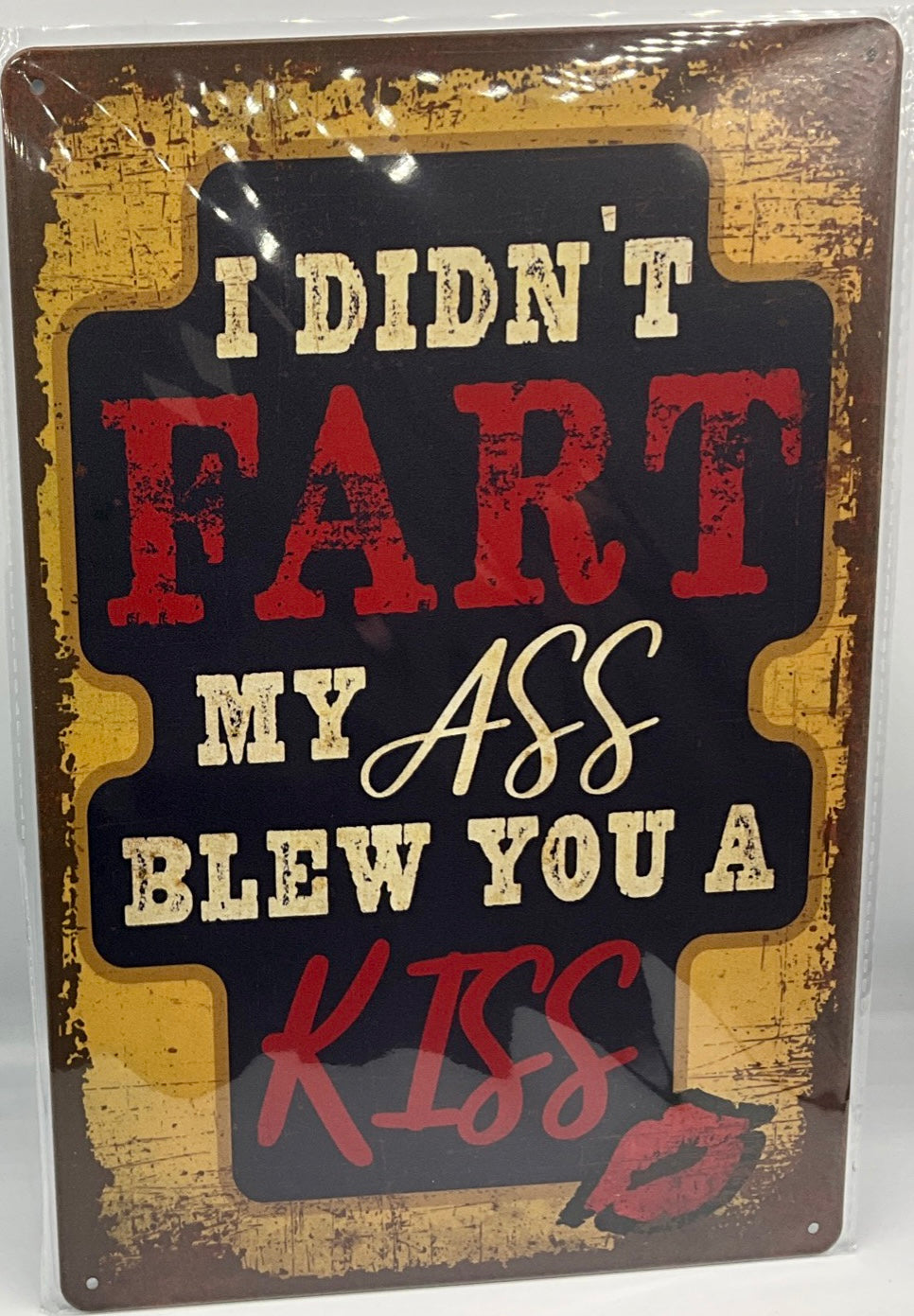 Metal sign