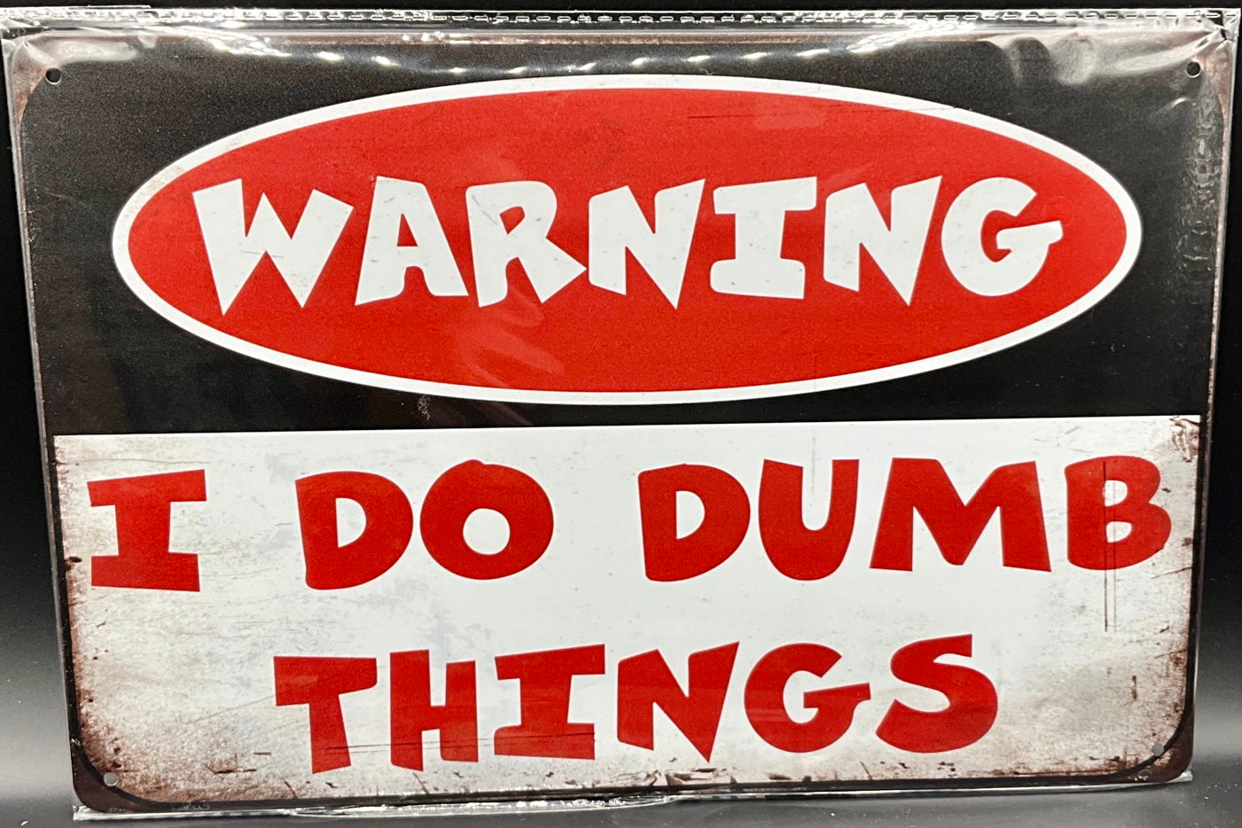 Metal sign