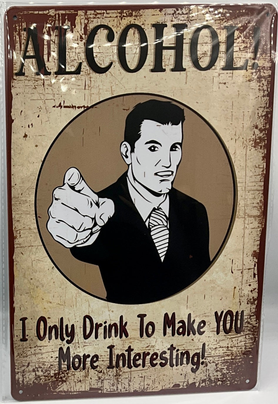 Metal sign