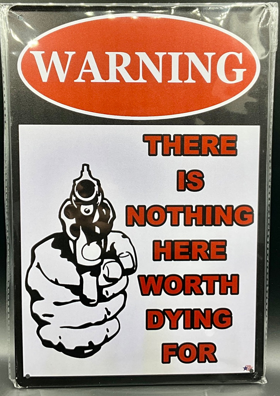 Metal sign