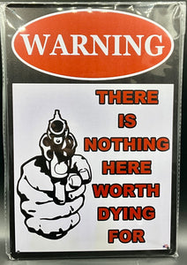 Metal sign