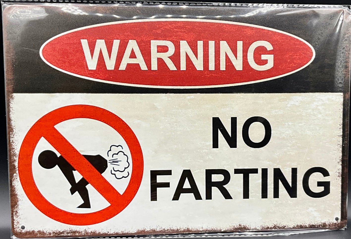 Metal sign