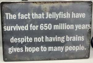 Metal sign