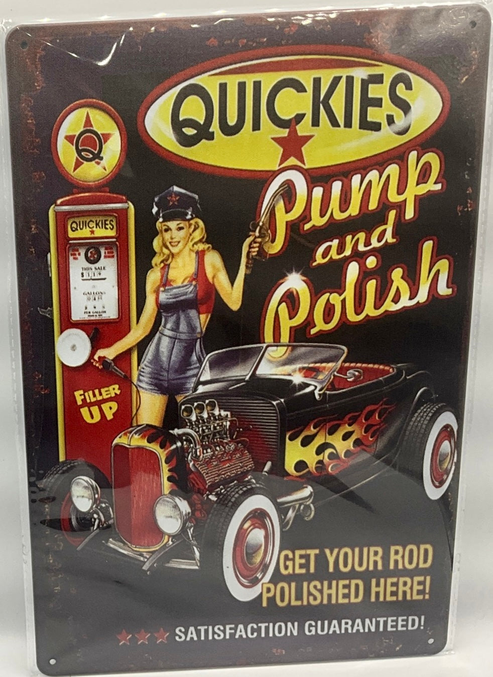 Metal sign