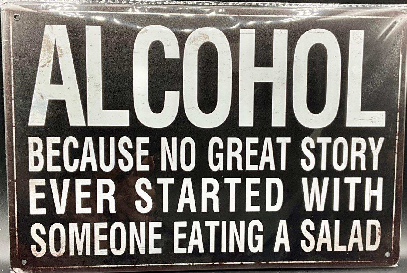 Metal sign