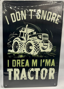 Metal sign