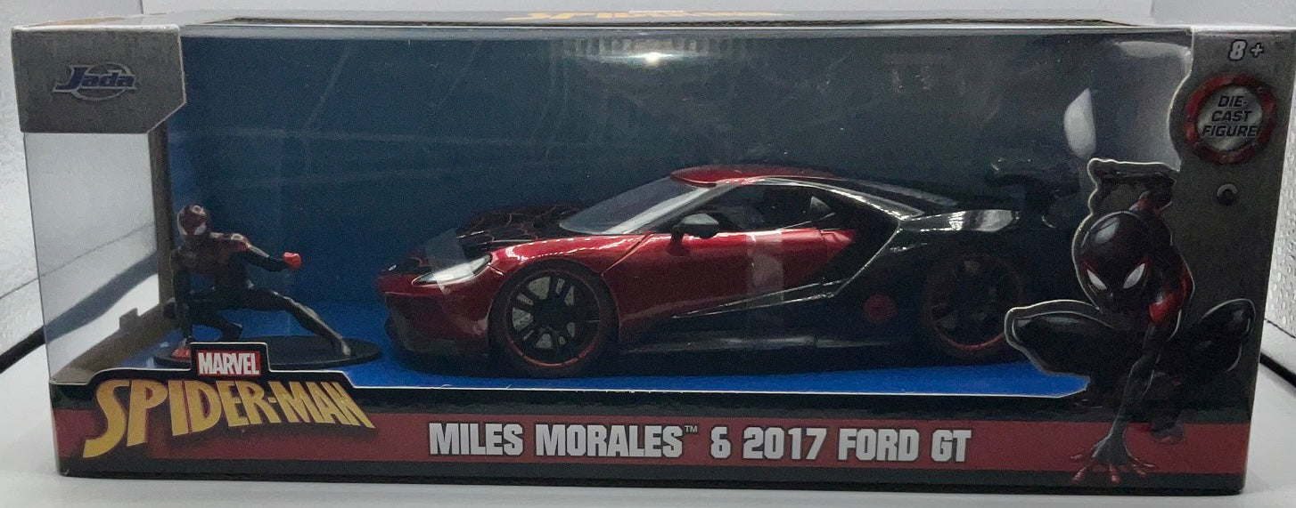 1:24 SPIDER-MAN MARVEL 2017 FORD GT W/MILES MORALES