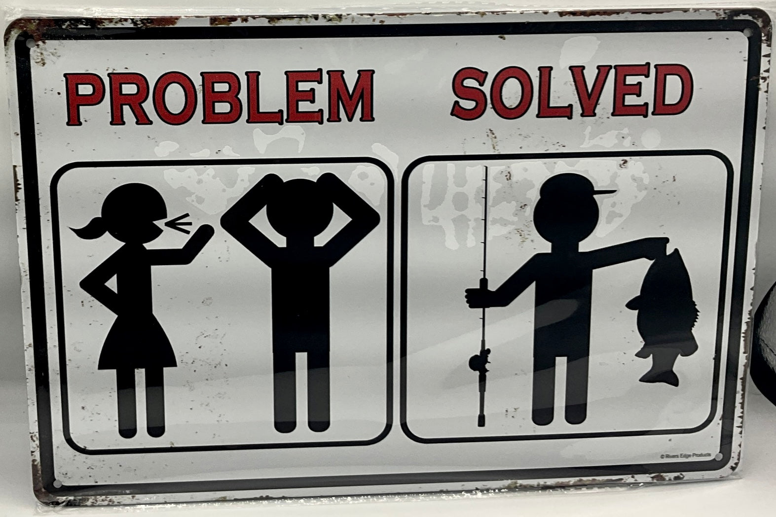 Metal sign