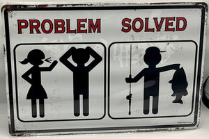 Metal sign