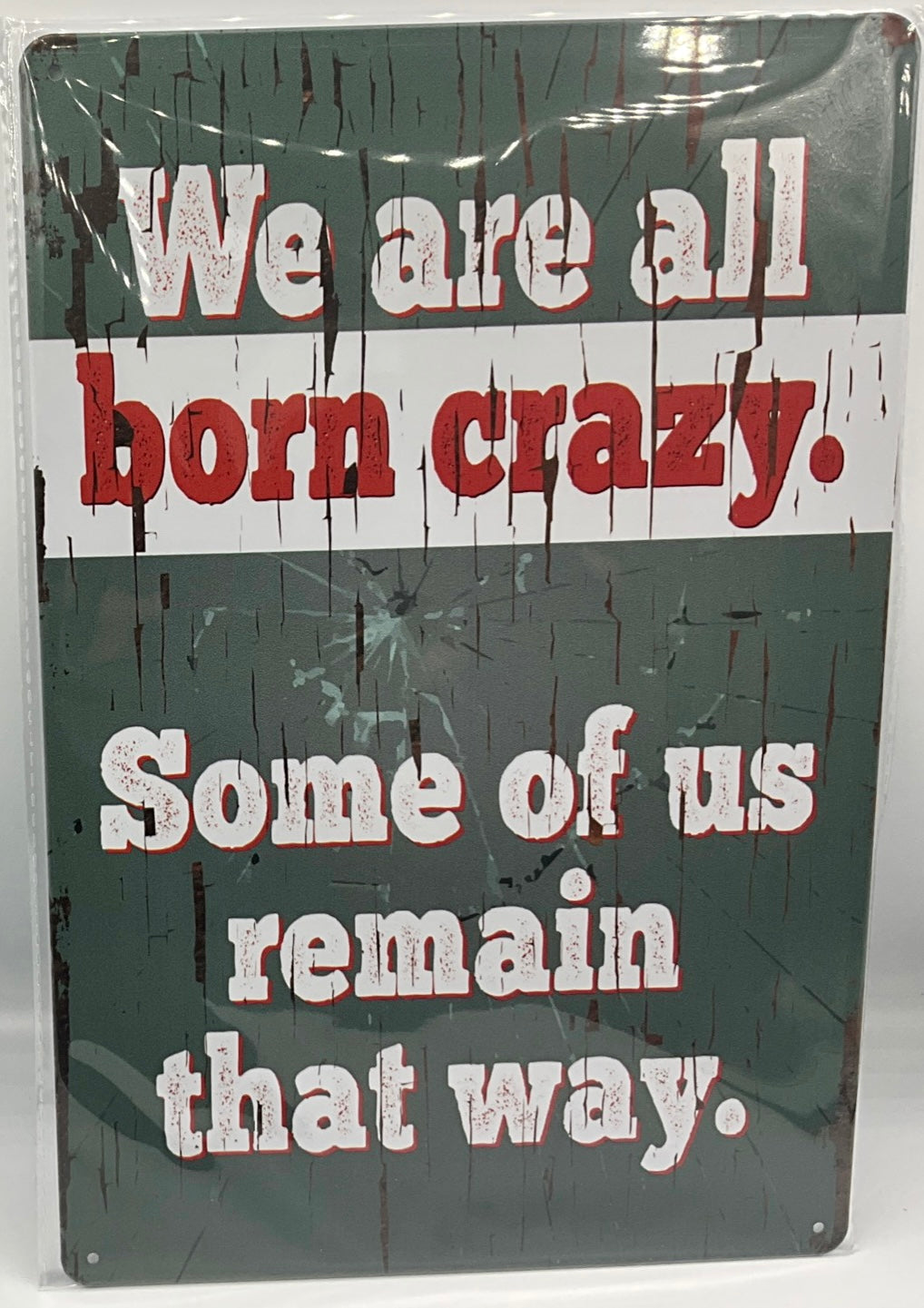 Metal sign