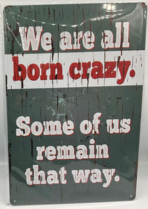 Metal sign