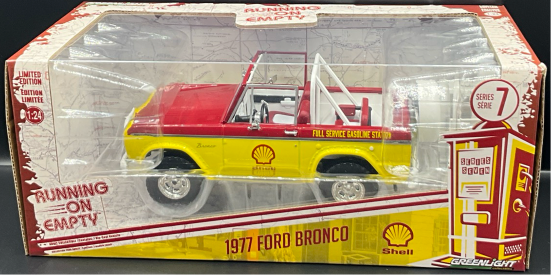 1:24 SHELL OIL 1977 FORD BRONCO RUNNING ON EMPTY