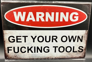 Metal sign