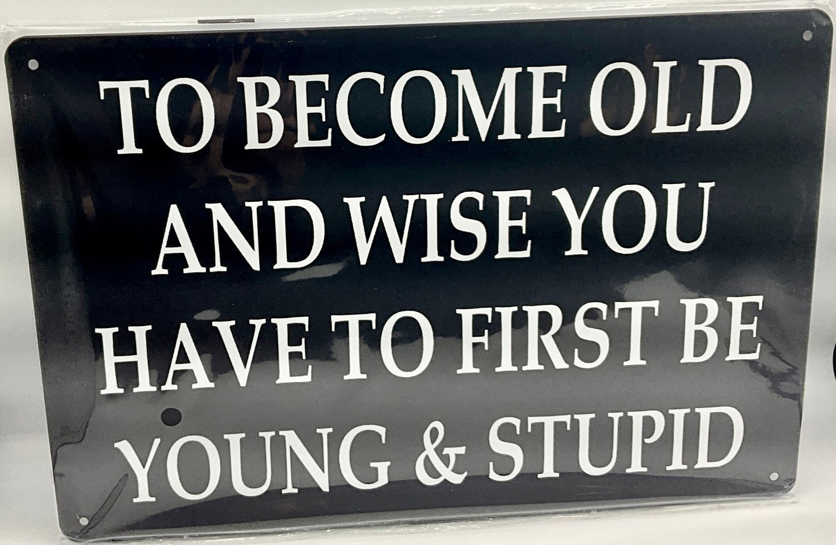 Metal sign