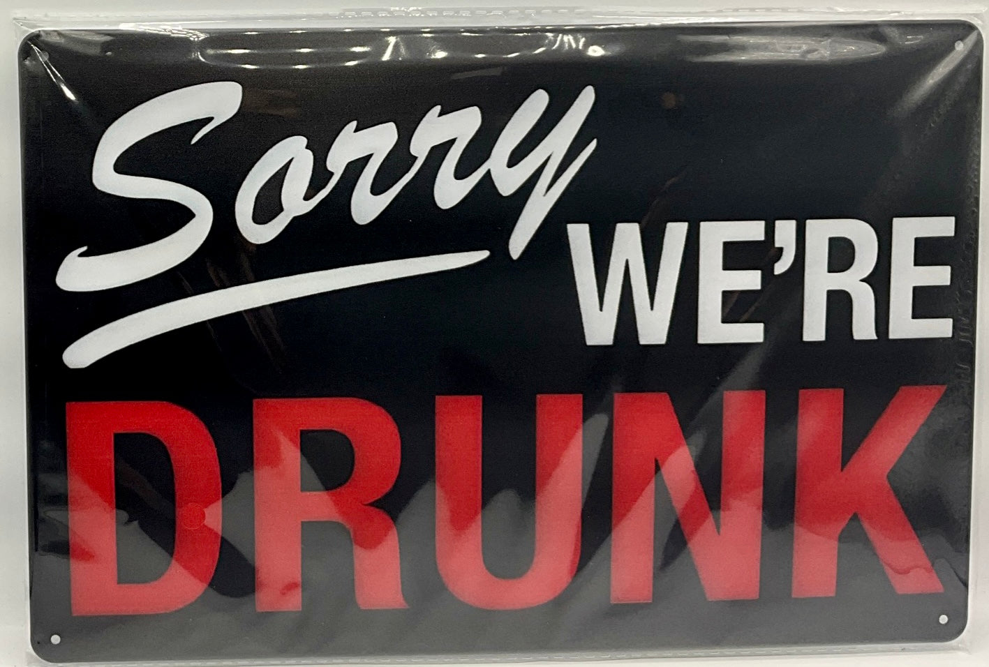 Metal sign