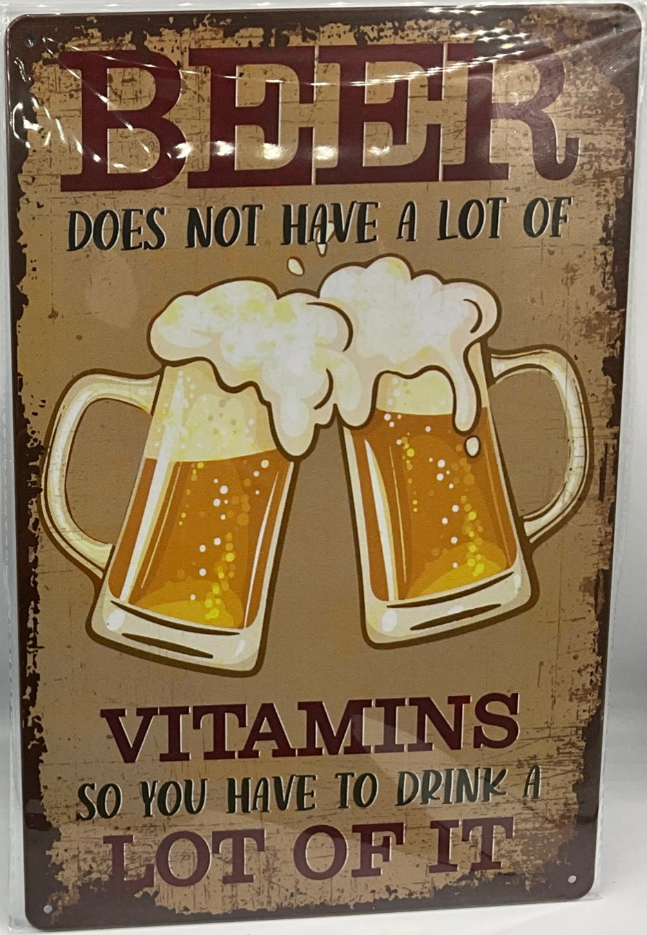 Metal sign