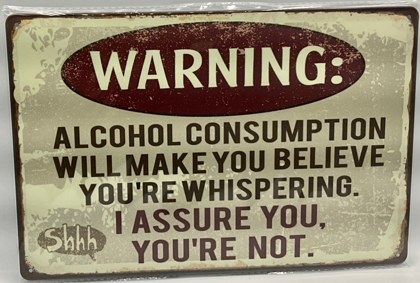 Metal sign