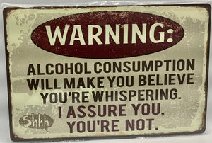 Metal sign