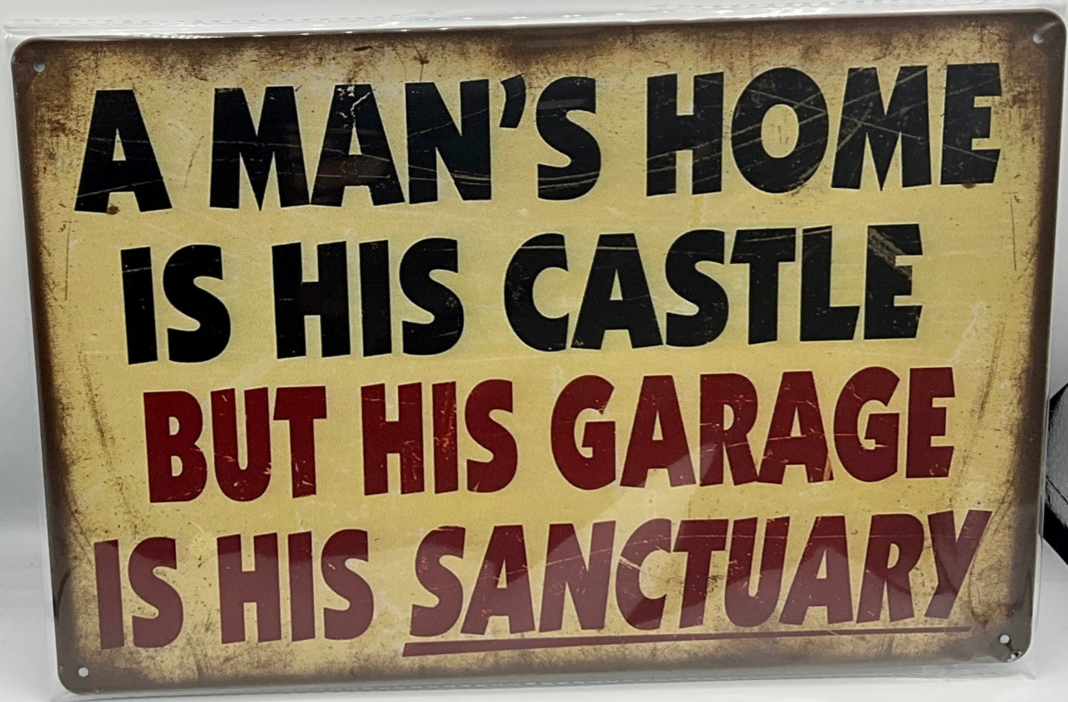 Metal sign
