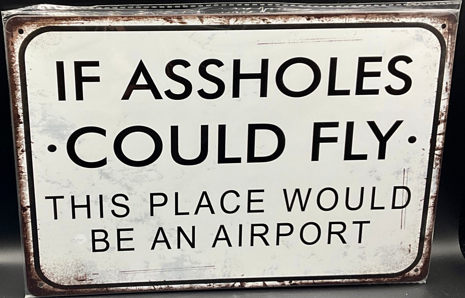 Metal sign