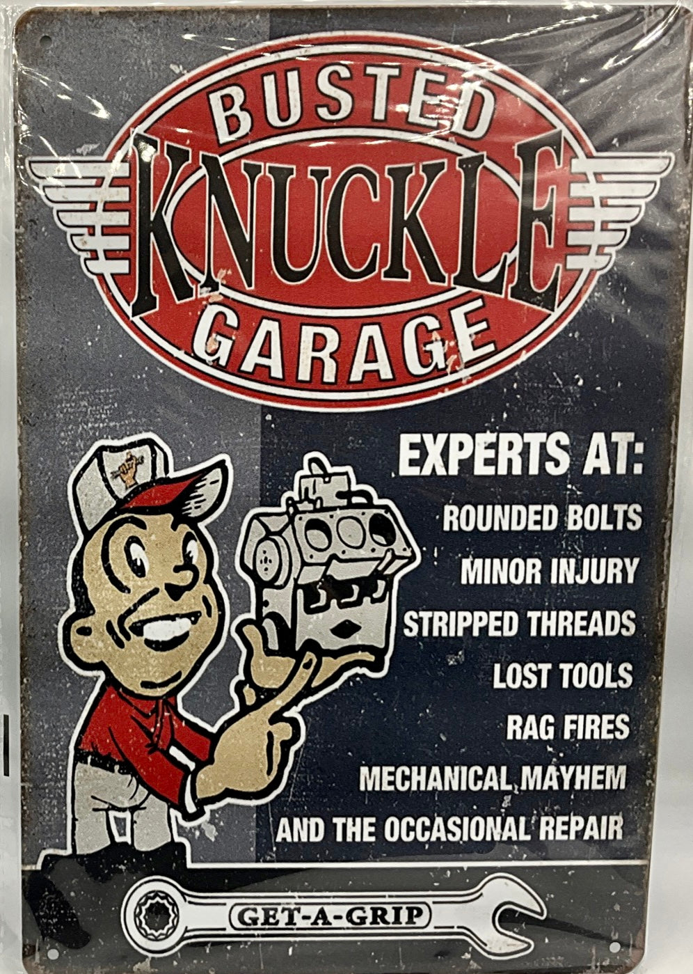 Metal sign