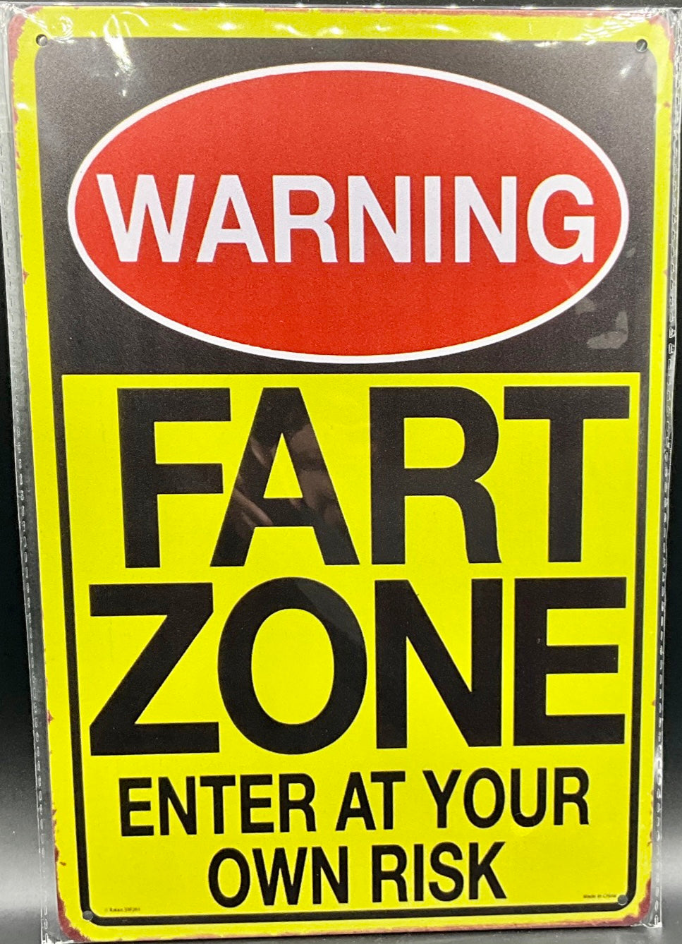 Metal sign