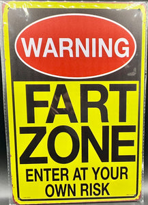 Metal sign