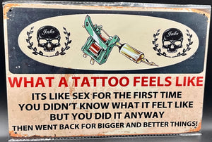 Metal sign